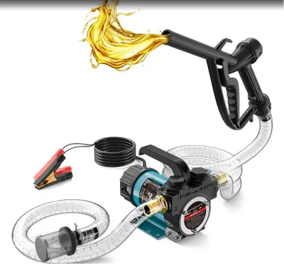 Produktbild von SL029 Diesel Kraftstoff-Transferpumpe - 12V elektrische Pumpe - 49 l/min Förderleistung - Automatik - Metallgehäuse - Komplett Set