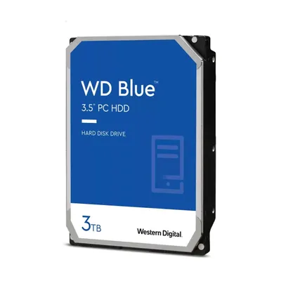 Obrázok produktu pre Western Digital Blue, 3 TB, 5400 ot/min, 256 MB, 3.5", SATA