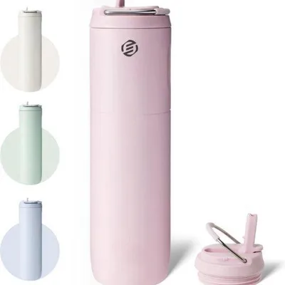 Produktbild von Famanu Wasserflasche - Doppelwandig, vakuumisoliert - 700 ml
