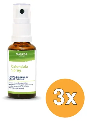 Produktbild von 3x WELEDA Calendula-Spray (30 ml)