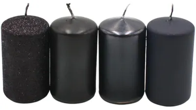 Immagine prodotto di Dekohelden24: Candele a stelo, candele dell'Avvento, candele per l'avvento, in colore nero, confezione
