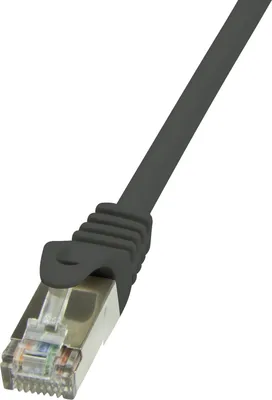 Produktbild von LogiLink 1m Cat.5e F/UTP, 1 m, Cat5e, F/UTP (FTP), RJ-45, RJ-45, Schwarz