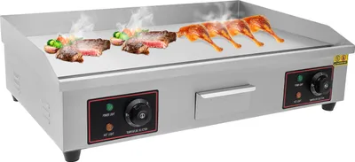 Produktbild von Elektrische Griddle 4400W kommerzielle Arbeitsplatte Küchenkochplatte