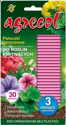 Zdjęcie produktu dla Agrecol Paleczki nawozowe do roślin kwitnących A30