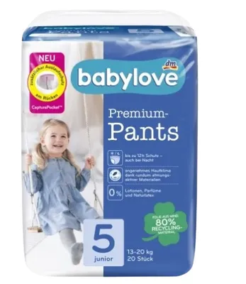 Produktbild von Babylove, Pampers, Größe 5 (13-20kg), 20 Stück