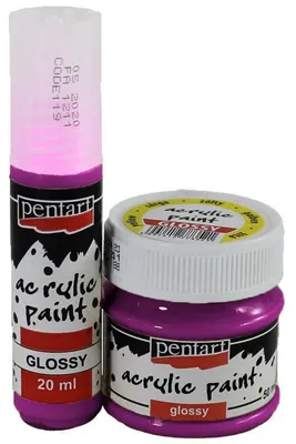 Produktbild von Pentart Acrylfarbe glänzend 20 ml - 121 Weiß