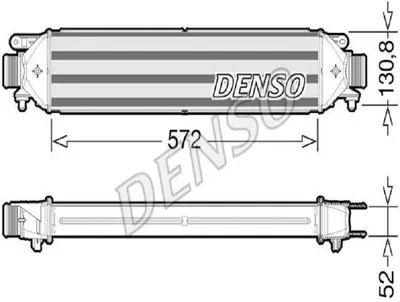 Produktbild von DENSO DIT09103 Ladeluftkühler LLK für FIAT DOBLO Kasten/Kombi (263) Turbo Intercooler