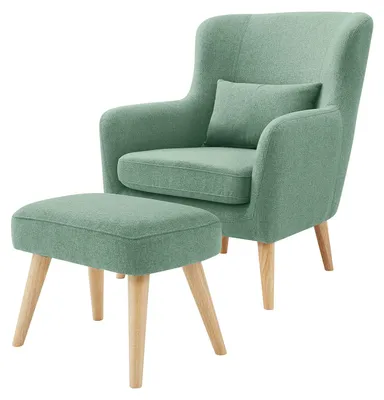 Produktbild von home24 Sessel mit Hocker
