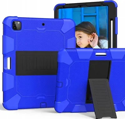 Obrázek produktu pro Pancéřové pouzdro pro iPad Pro 5/4/3 12,9" se stojánkem Blue