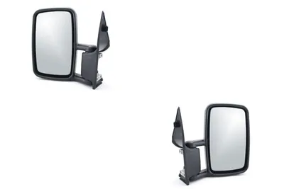 Zdjęcie produktu dla Johns, lusterko zewnętrzne pasuje do VW LT (2D) 05/96-07/06 Zestaw prawe i lewe, czarne