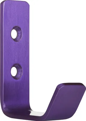 Produktbild von SOTECH Kleiderhaken LOXTEN 60 x 20 x 45 mm echt Edelstahl lila
