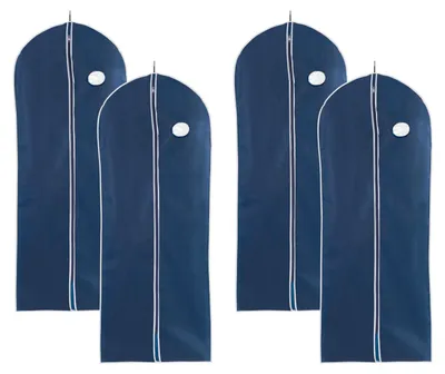 Produktbild von WENKO Kleidersack Air 150 x 60 cm, 4er Set, atmungsaktives Vlies-Material