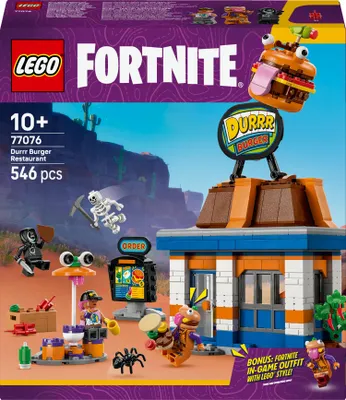 Obrázok produktu pre LEGO Fortnite Reštaurácia Durrr Burger, Stavebnica, 10 rok / roky, Plast, 546 kusov, 760 g