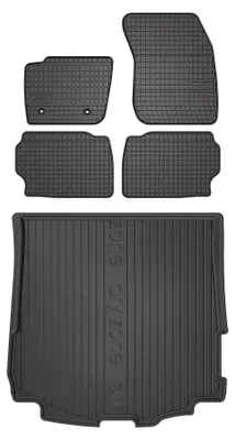 Obrázek produktu pro Gumové autokoberce SolidPRO + vana kufru DryZone pro: Ford Mondeo MK4 2007-2012 kombi 5 ks