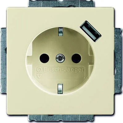 Image de Busch-Jaeger Prise de courant Schuko/USB 20 EUCBUSB-82 2CKA002011A6159