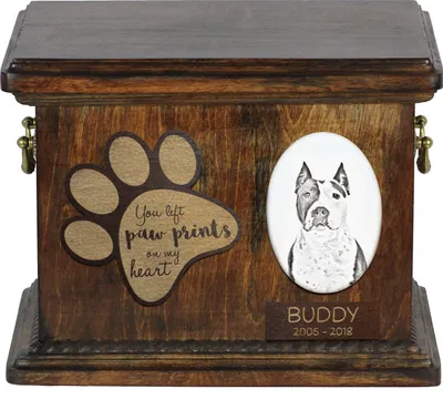 Zdjęcie produktu dla Art-Dog Urna dla zwierzęcia – Amerykański Staffordshire terrier
