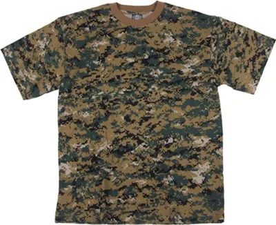 Produktbild von MFH BW Tarnmuster-T-Shirt digital woodland, 160g/m2