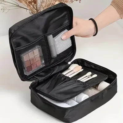 Produktbild von Reise Kulturtasche Kosmetiktasche Organizer groß wasserdicht Damen Reiseetui Schminktasche Toilettentasche