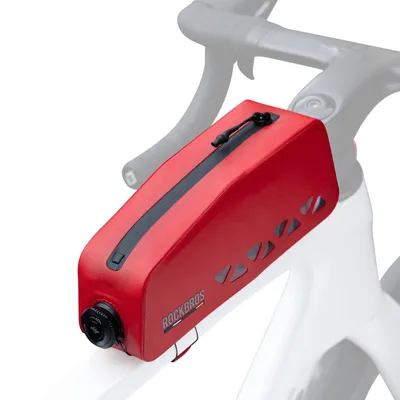 Produktbild von ROCKBROS Road to Sky Fahrrad Rahmentasche 100% Wasserdicht Oberrohrtasche Fahrradtasche für Rennrad Rot