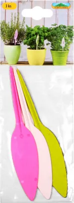 Image de Porte-nom en plastique 15cm 3pcs