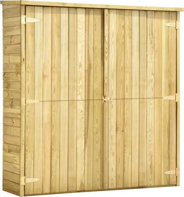 Produktbild von Garten-Geräteschuppen 163x50x171 cm Kiefernholz Imprägniert