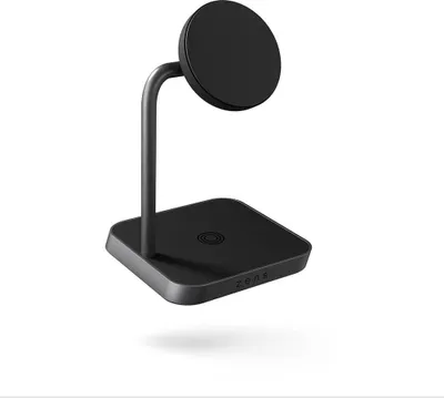 Obrázok produktu pre Zens ZENS Office Charger 2 slúchadlá, smartfón čierne AC Bezdrôtové nabíjanie Rýchle nabíjanie Vnútorné