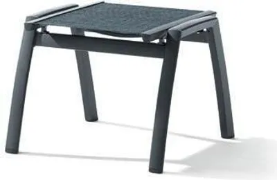 Produktbild von SIEGER EXCLUSIV 301/A-G Trento Hocker gra Alu graphit, Textil grau