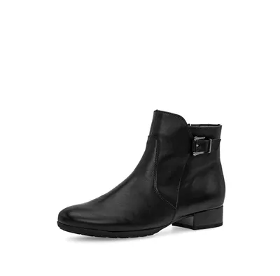 Produktbild von Gabor Damen Ankle Boots, Frauen Stiefeletten,uebergangsstiefel,knöchelhoch,reißverschluss,Stiefel,Bootee,schwarz (Flausch),40 EU / 6.5 UK