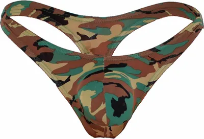 Produktbild von Mode Herren String Unterwäsche Bulge Youthful Camouflage