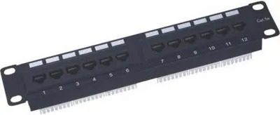 Obrázek produktu pro XtendLan Patch panel 10", 12 portů, 1U, Cat5e
