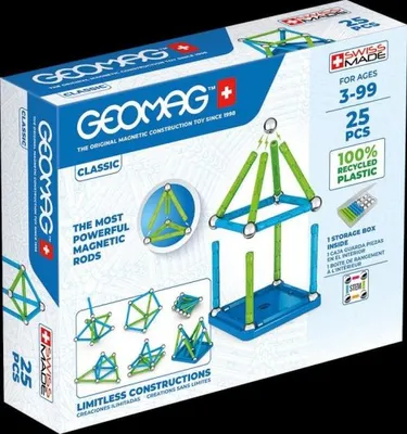 Produktbild von GEOMAG CLASSIC GREEN Line 25 Teile