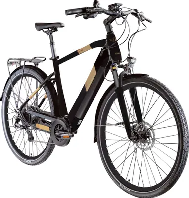 Produktbild von Zündapp Z810 E Bike Trekkingrad 28 Zoll schwarz/gold 52 cm
