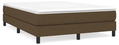 Obrázek produktu pro vidaXL Box spring bed frame dark brown 140x190 cm fabric