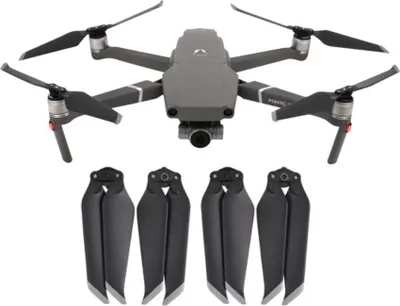 Image de Dji Mavic 2 Pro Zoom 8743F Silberne Propeller 4 Stück