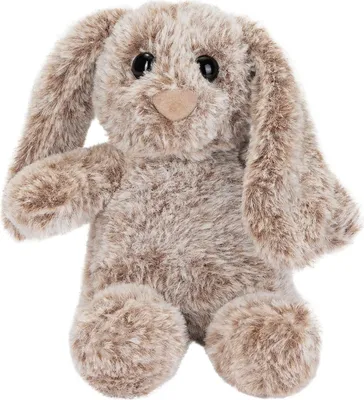 Immagine prodotto di BRUBAKER Coniglietto di peluche con orecchie flosce - coniglietto di peluche per bambini di 18 cm - peluche coniglietto - peluche grigio marrone