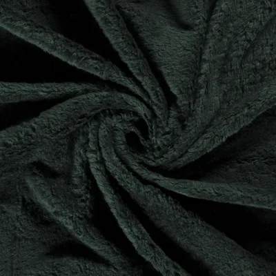 50x150cm Teddystoff Baumwollstoff OEKO - Tex 100 Meterware am Stück dunkelgrün