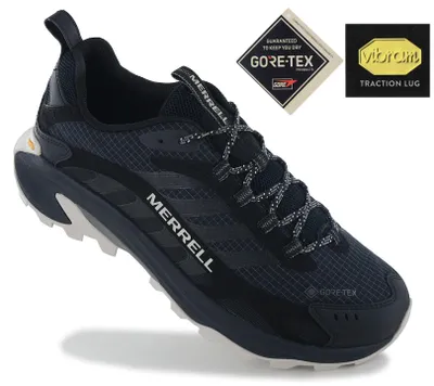 Obrázek produktu pro Merrell Moab Speed 2 GTX GORE-TEX – pánské turistické boty, horolezecké boty, černé, J500453, EU 43,5, UK 9