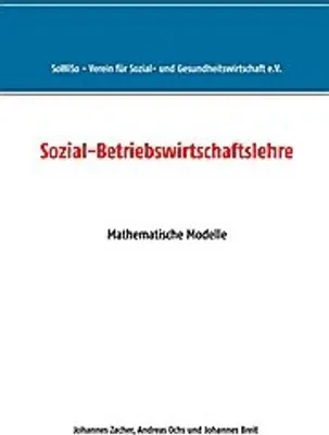 Produktbild von Sozial-Betriebswirtschaftslehre