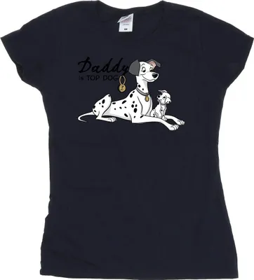 Produktbild von Disney - "101 Dalmatians Top Dog" T-Shirt für Damen BI23012 (S) (Marineblau)