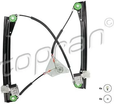 Produktbild von TOPRAN 111 263 Elektrischer Fensterheber Vorne Links für VW POLO (9N) Polo Limousine (9A4, 9A2, 9N2, 9A6)