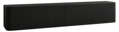 Produktbild von Geriffelter hängender TV-Schrank, 170x34x33 cm, Schwarz Matt DALIA