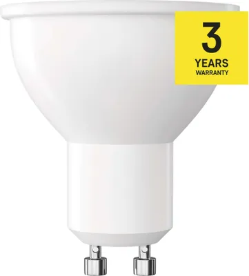 EMOS Dimmbare Spot LED Lampe, MR16, 7W Ersatz für 60W Halogenlampe, GU10 Sockel, stufenloses Dimmen,