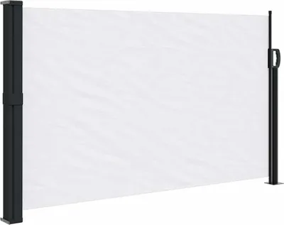 Image de vidaXL Store latéral extensible blanc 120x500 cm