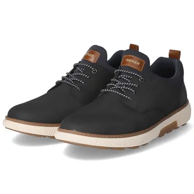 A pair of men's casual shoes on a white background.