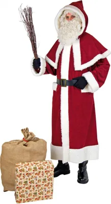 Produktbild von Nostalgie Weihnachtsmantel weinrot