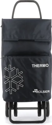 Image de Chariot de courses rolser mf4 thermo charcoal grey (46 l)