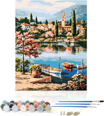 Produktbild von DIY-Set für digitale Ölmalerei, Heimdekoration, Geschenk, 40×50 cm (rahmenlos)