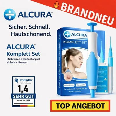 Obrázok produktu pre Kompletná sada ALCURA™ – bezpečne a rýchlo odstráňte bradavice a kožné výrastky!
