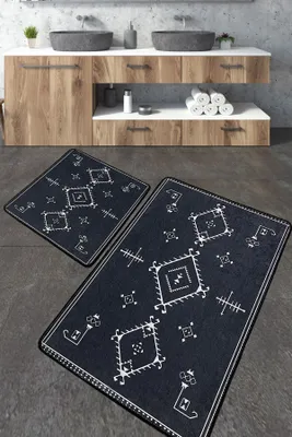 Image de Mijolnir, Antiguo- CHL5274, gris foncé, tapis de bain, 700 g/m², 100 % POLYESTER