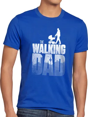 Produktbild von BaumwolleCloud The Walking Dad Herren T-Shirt zombie